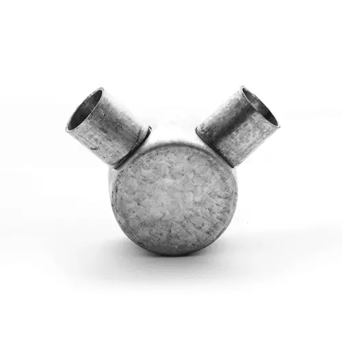 20mm 2Way Right Angle Round Box