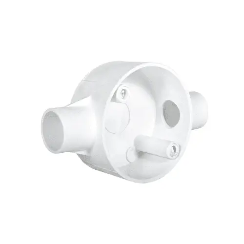 20mm PVC 2Way Round Box Through