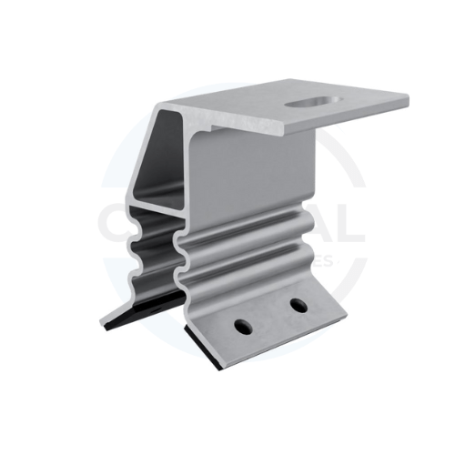 Corrugated short rail with flat top