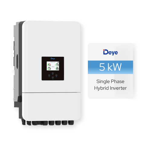 Deye 5kw S/Phase Hybrid LV Inverter